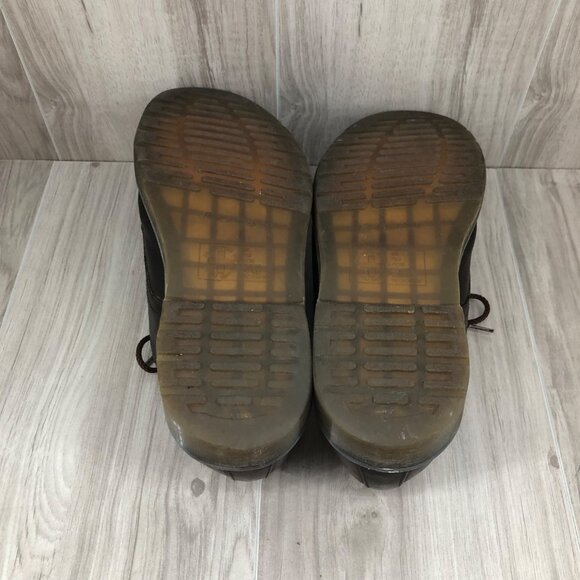 Dr Martens Shoes Mens 10 Brown Leather Lace Up Chunky Derby Oxfords main image 13